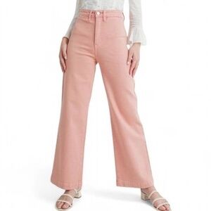 NEW Just Black Denim Welt Pocket Wide Leg - Size 28, Desert Poppy